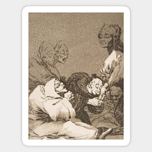 A Gift for the Master by Francisco Goya Magnet